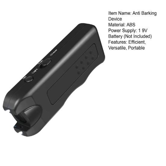 Ultrasonic Anti Barking Device Handheld Bark Control Training Tool with LED Light Dog Barking Deterrent Device for Small Medium Dogs