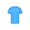 Li Ning Badminton Series Logo Print Crew Neck Short Sleeve T-Shirt Men Tops Sailing-Blue AHST347-6