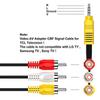AV Adapter Cables 3.5mm Jack Plug RCA Cable 3.5 Aux Male To 3 RCA Female Adapter Connector Replacement Adapter for Audio Video