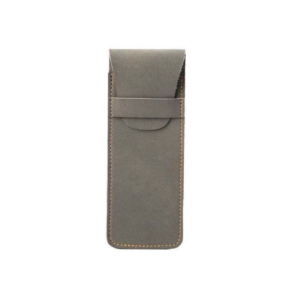 Flip Cover Pen Protective Bag Holder Pen Storage Pouch Pen Sleeve Case Leather Pen Bag  Student