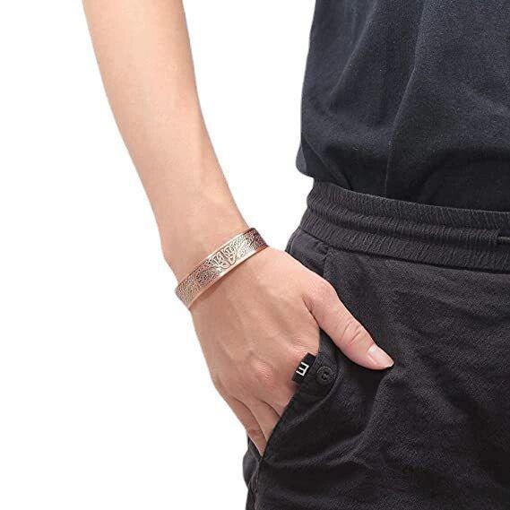 Мужской винтажный браслет из магнитного сплава в европейском и американском стиле