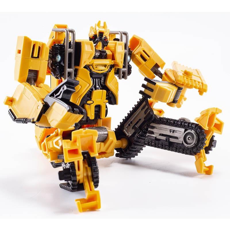 Transformation Toy Robot Car Bulldozer Engineering Vehicle Model Action Figure for Kids