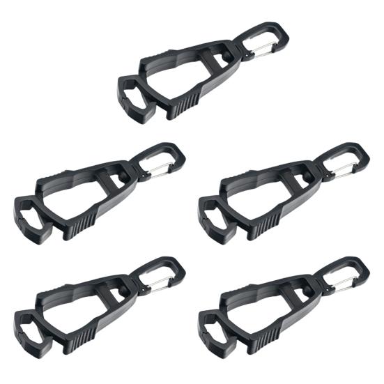 5 шт. зажим для перчаток на открытом воздухе, прочный, без помощи рук, портативный, многофункциональный, для кемпинга, походов, зажим для рабочих перчаток, вешалка, держатель, держатель