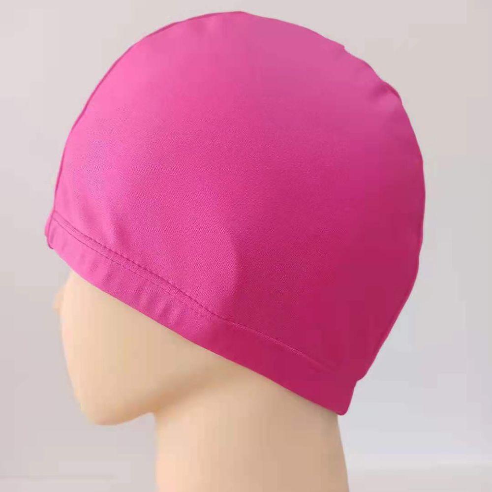 Solid Color Ultrathin Water Sport Waterproof Turban Swimming Cap Bathing Caps Swimming Hat Pool Hat