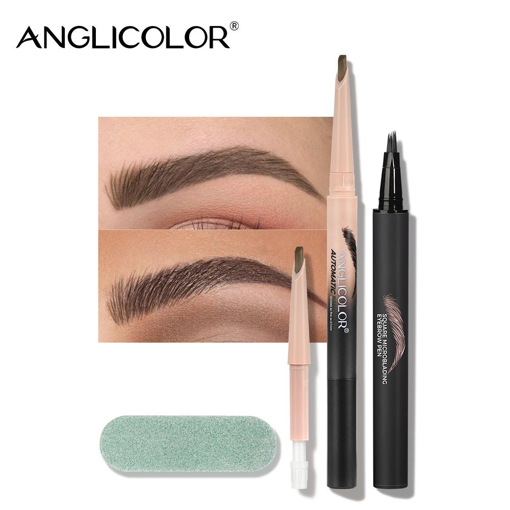 4D Micro-blade Liquid Eyebrow Pencil Root and Root Waterproof Natural Eyebrow Pencil Long-lasting Makeup Water Eye Eyebrow Pencil Cosmetics