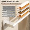 Superior Quality Aluminum Towel Rack Wall Mounted 30CM/40CM Towel Storage Hanger Paste Strong Load-bearing Bathroom Organizer