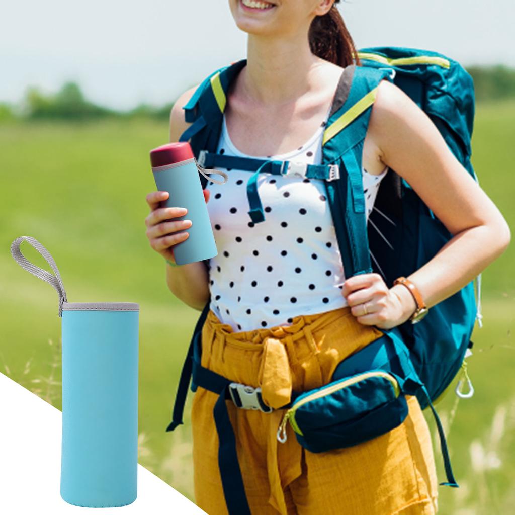 2 Pack Water Bottle Cover, 550ml Neoprene Insulator Cooler Water Bottle Cover Water Bottle Sleeve Holder
