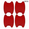 4Pcs Auto Door Sticker Carbon Fiber Scratches Resistant Cover Car Handle Protection Film Exterior Styling Car Accessories