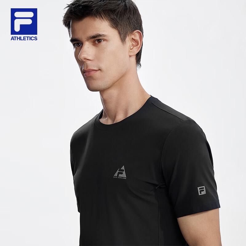 Fila Мужская базовая вязаная футболка с коротким рукавом