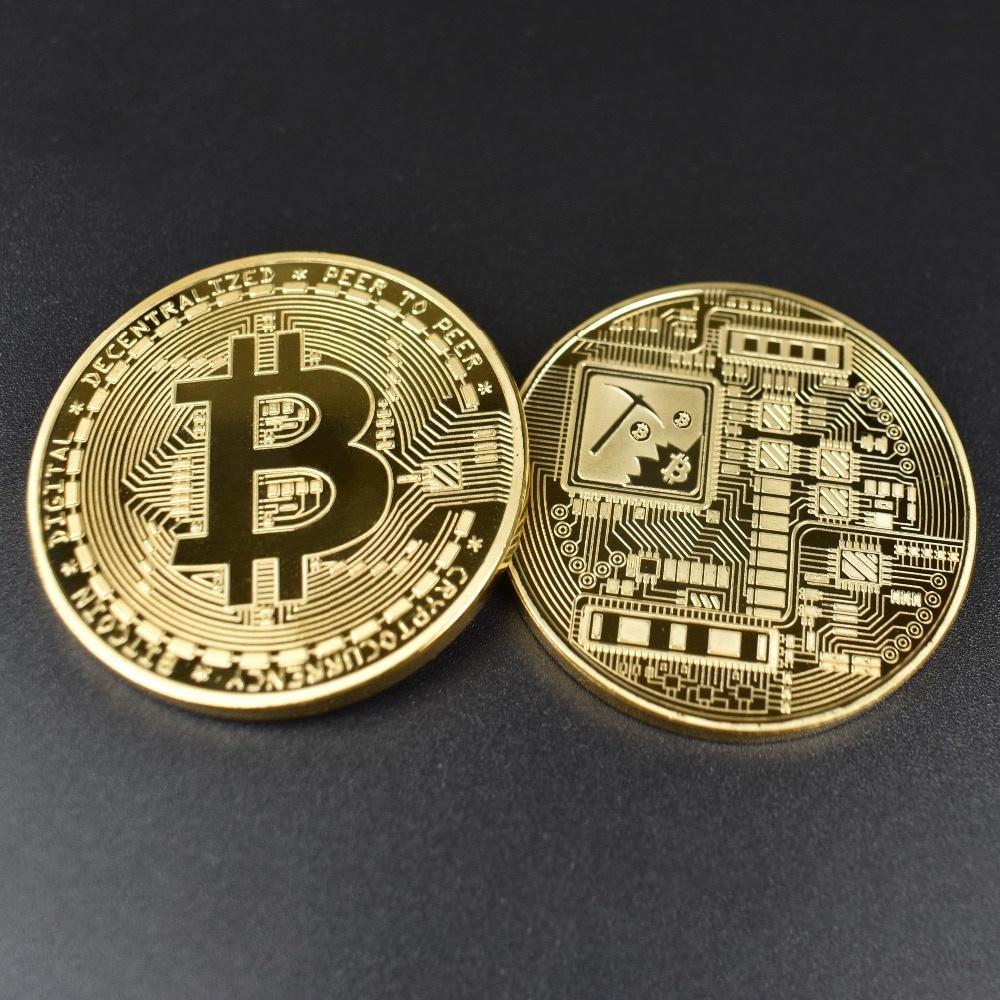 Модный подарок Биткойн Бит Монета Litecoin Ripple Ethereum Doge Cardano IOTA FIL Криптовалюта Металлическая монета с демонстрационной подставкой