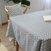 Pastoral Arrows Pattern Decorative Tablecloth Cotton Linen Tablecloth Dining Table Cover For Kitchen Home Decor