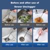 Sewer Unclogger Kitchen Bathtub Bathroom Easy Operation Flexible Steel Wire Drain Pipe