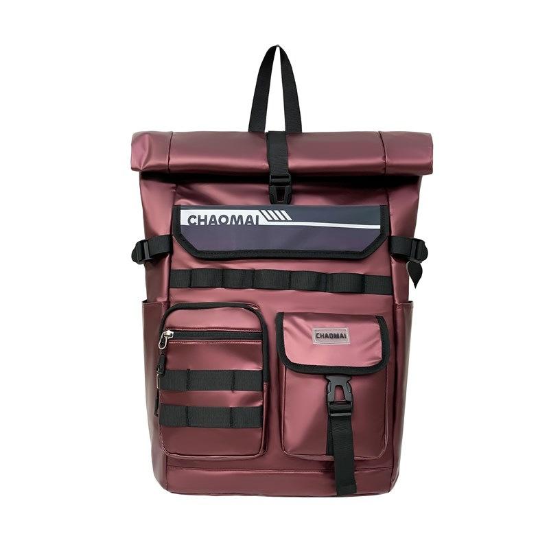 Schoolbag trendy brand reflective backpack large capacity tooling wind computer bag sports waterproof travel bag college student high school bag