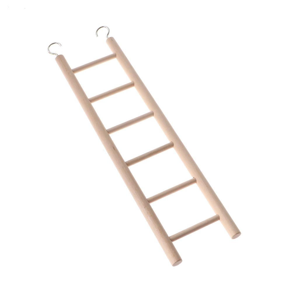 Сделай сам Деревянное Ручное Изделие Лестница для Лазания Принадлежности для Птиц Игрушки для Попугаев Игрушка для Хомяков