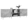 VidaXL TV Stand Concrete Grey 150x30x50 Cm Engineered Wood 829096