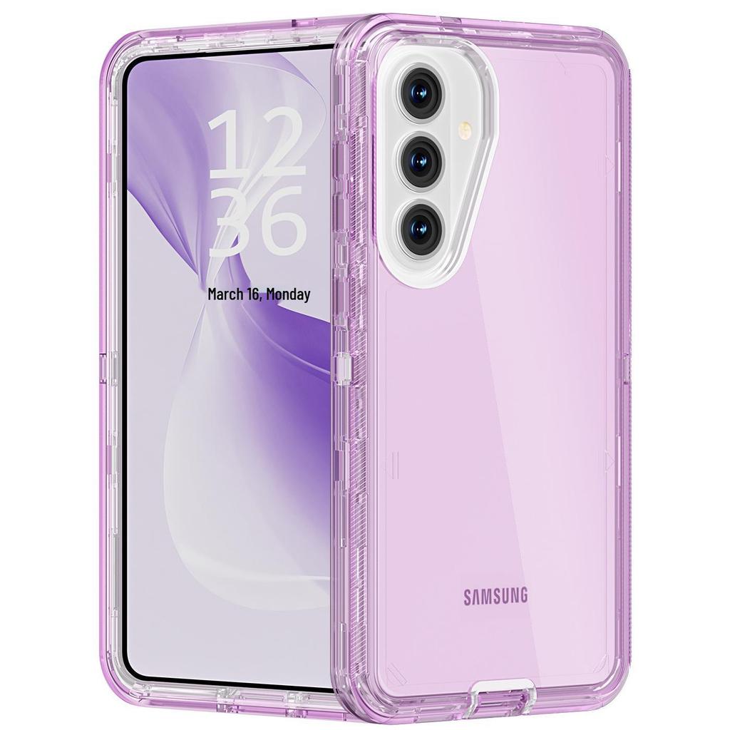 Прочный прозрачный чехол 3-в-1 для Galaxy S26 Plus с полным покрытием и защитой от падений