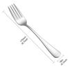 1pcs Plastic Cutlery Set Crystal Clear Cutlery-set Stainless Steel Dinner Fork  Birthday Party Household