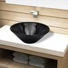 Ceramic Sink - VIDAXL - Round - Black - Modern and Elegant Design