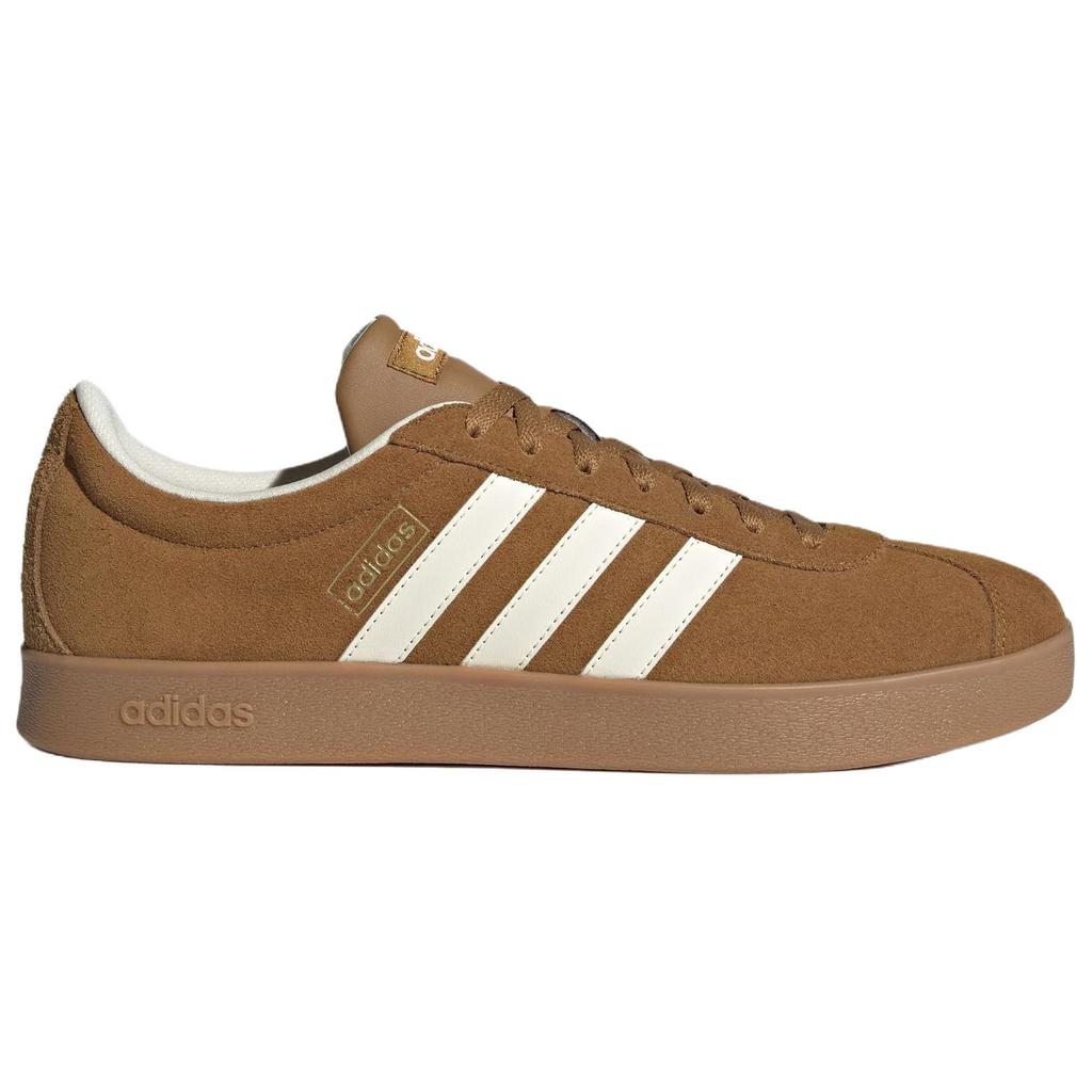 Новые кеды Adidas Vl Court Classic с низким верхом, противоскользящие, износостойкие, для скейтборда, унисекс, коричневые KK3773