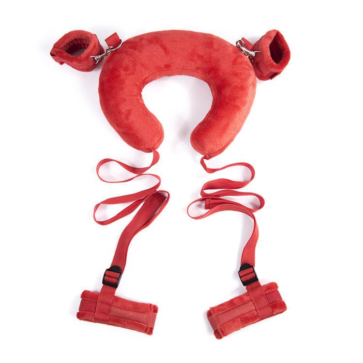 Erotic Slave Sex Toys Removable Female Handcuffs Pillow Cuffs Adult Bdsm Women Sex Bondage Gear Set Rope Kit SM Product Toy