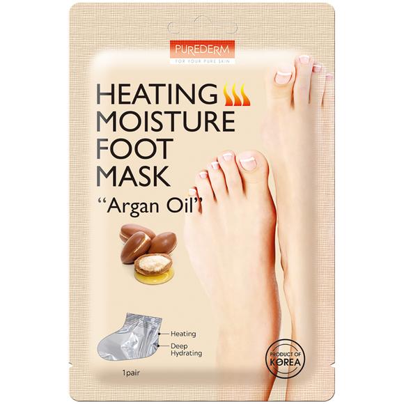 PUREDERM Heating, Moisture Foot Mask 1 Pair (2x17g) - Warming Foot Mask In the Form of Socks