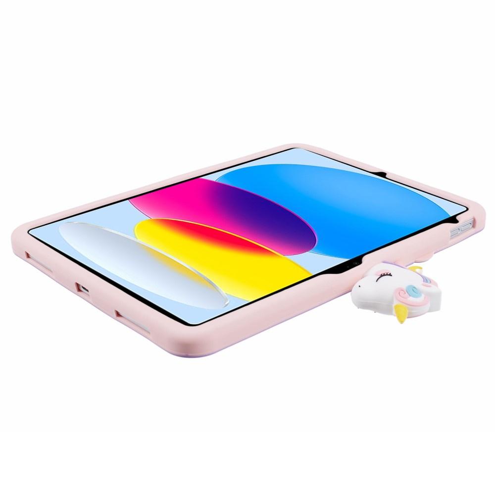 Case for iPad 11" 2025 A16 (11th gen.) / iPad 10.9" 2022 (10th gen.), kids, Unicorn, pink
