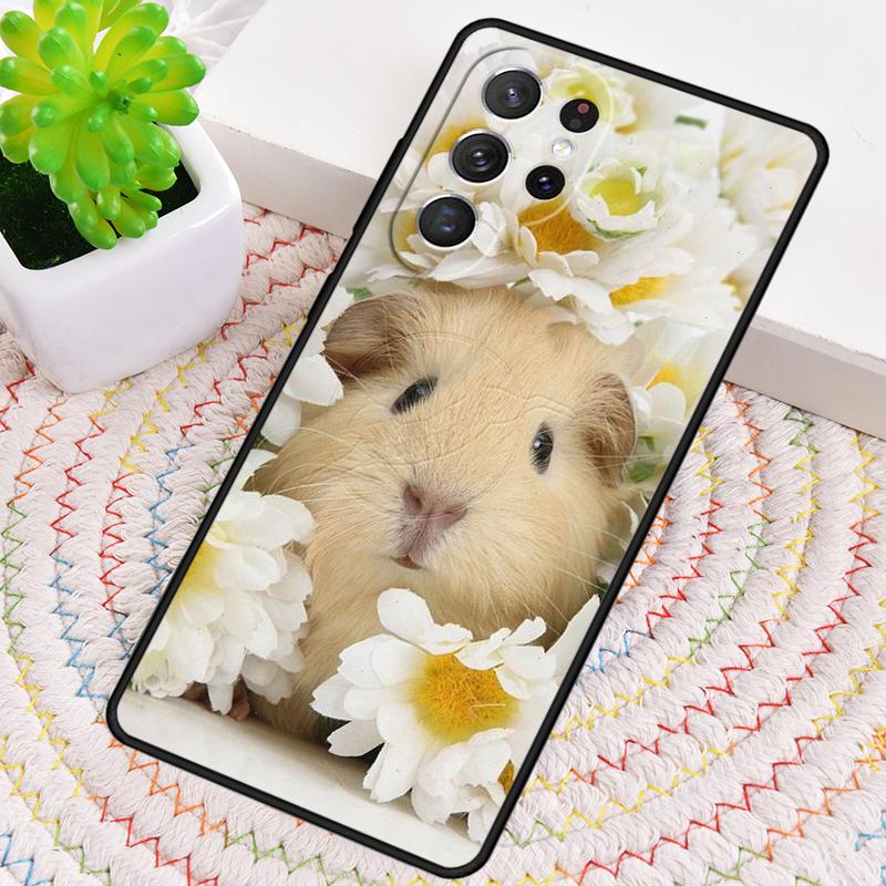 Морская свинка Хомяк Милый Силиконовый Чехол для Телефона Для Samsung Galaxy note 10 pro S26 S25 S24 S23 S22 S21 Plus S25Ultra Capa Cover
