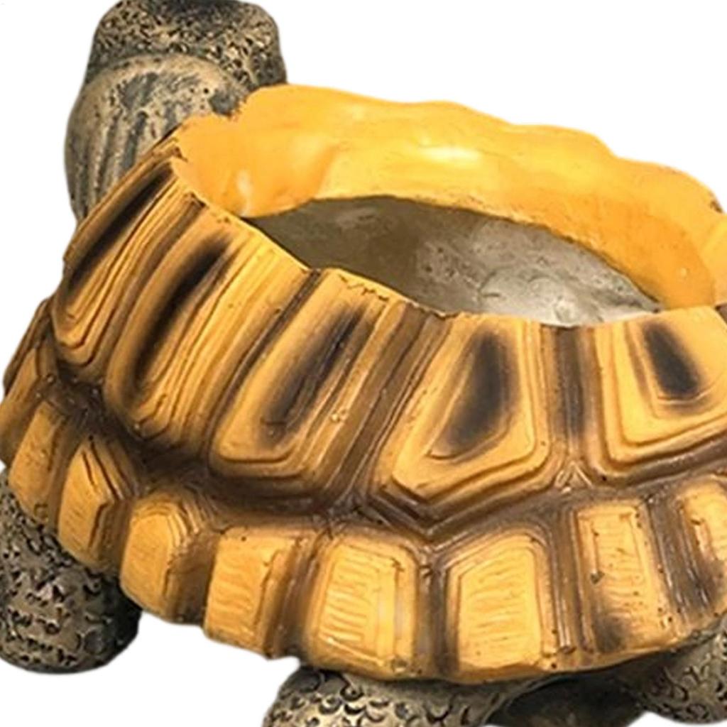 Turtle Flower Pot Plant Container Desk Decorations Small Planter For Flowers Succulents Cactus Indoor Home Office Bedroom Living