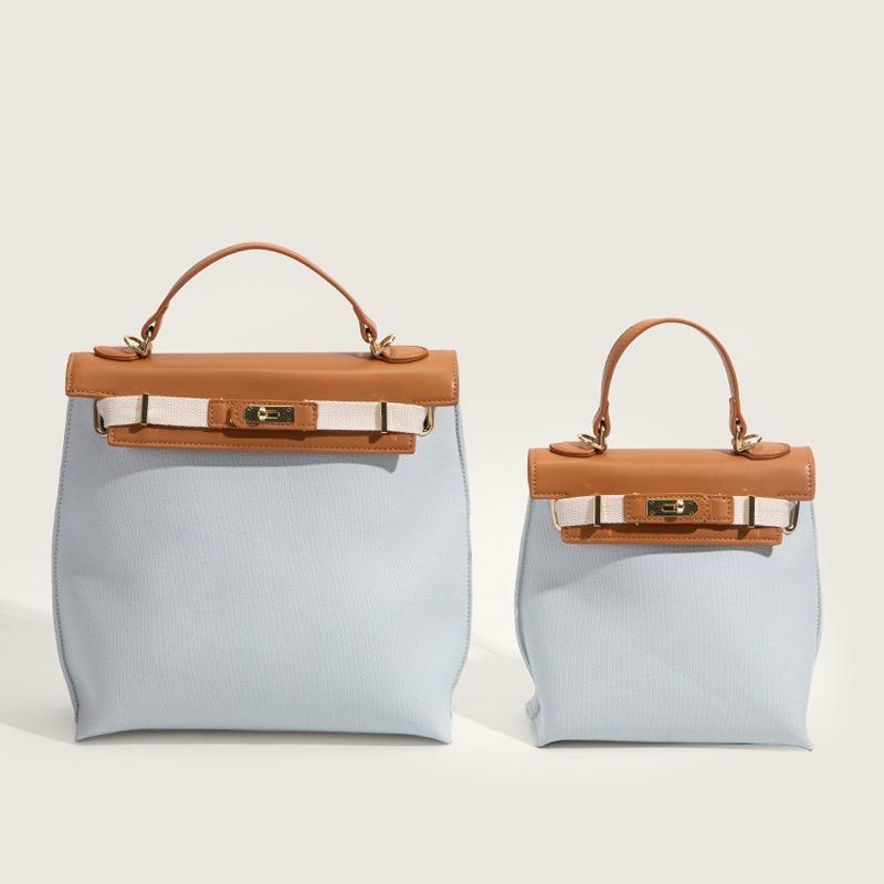 Новая женская сумка модный холщовый рюкзак универсальная цветовая гамма сумочка повседневный рюкзак для поездок большой вместимости