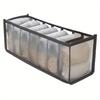 Odorless Multi-Compartment Fabric Underwear Organizer Drawer Divider for Bras Socks