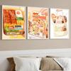 1pc Cute Food Convenience Store Illustration Poster HD Posters Home Room Bar Cafe Decor Art Wall Painting Picture