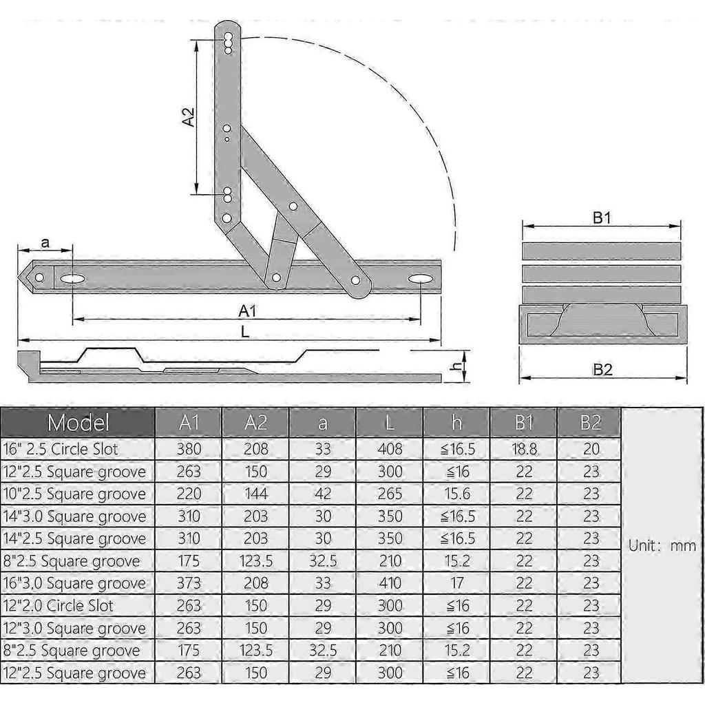 Casement Window Interlock Stainless Steel Friction Hinge 10" Long (Pack of 2) 25-26