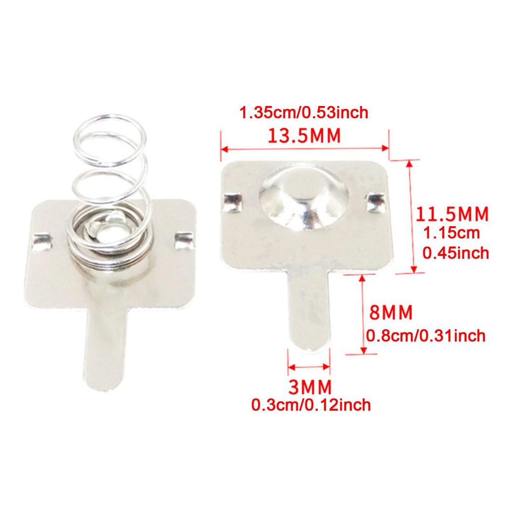 20 пар пружин для батареек AA, замена, преобразование батареи для батарейного отсека