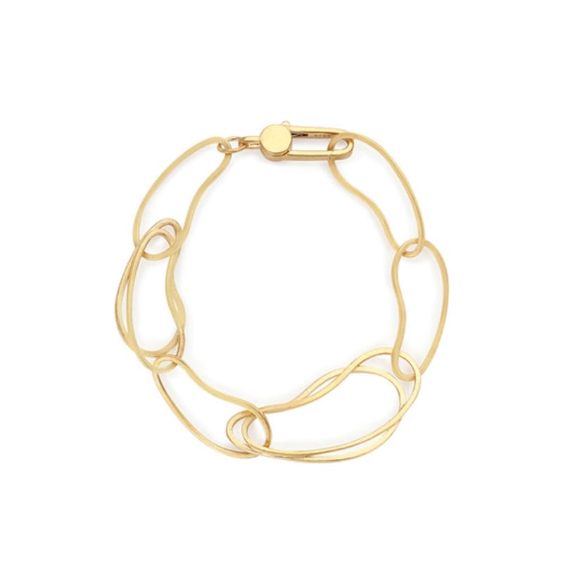 YENA BY YENA Silver Melias Chain Bracelet b017