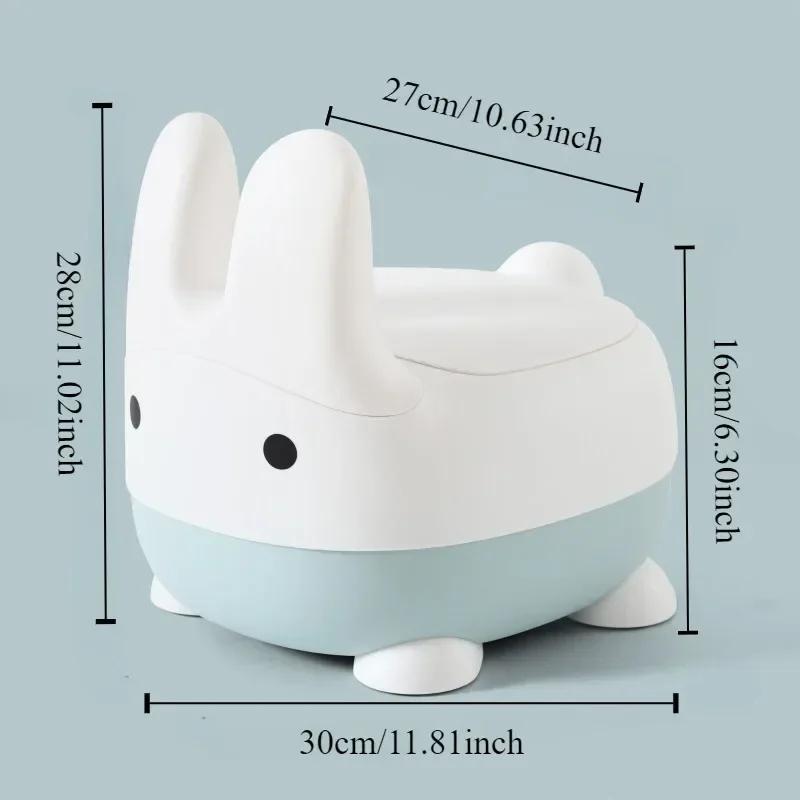 Bunny Toddler Potty Training Toilet Seat Toddler Toilet Seat Easy To Clean Non-Slip Kids Potty Chair Toddler Potty Seat Soft Pad