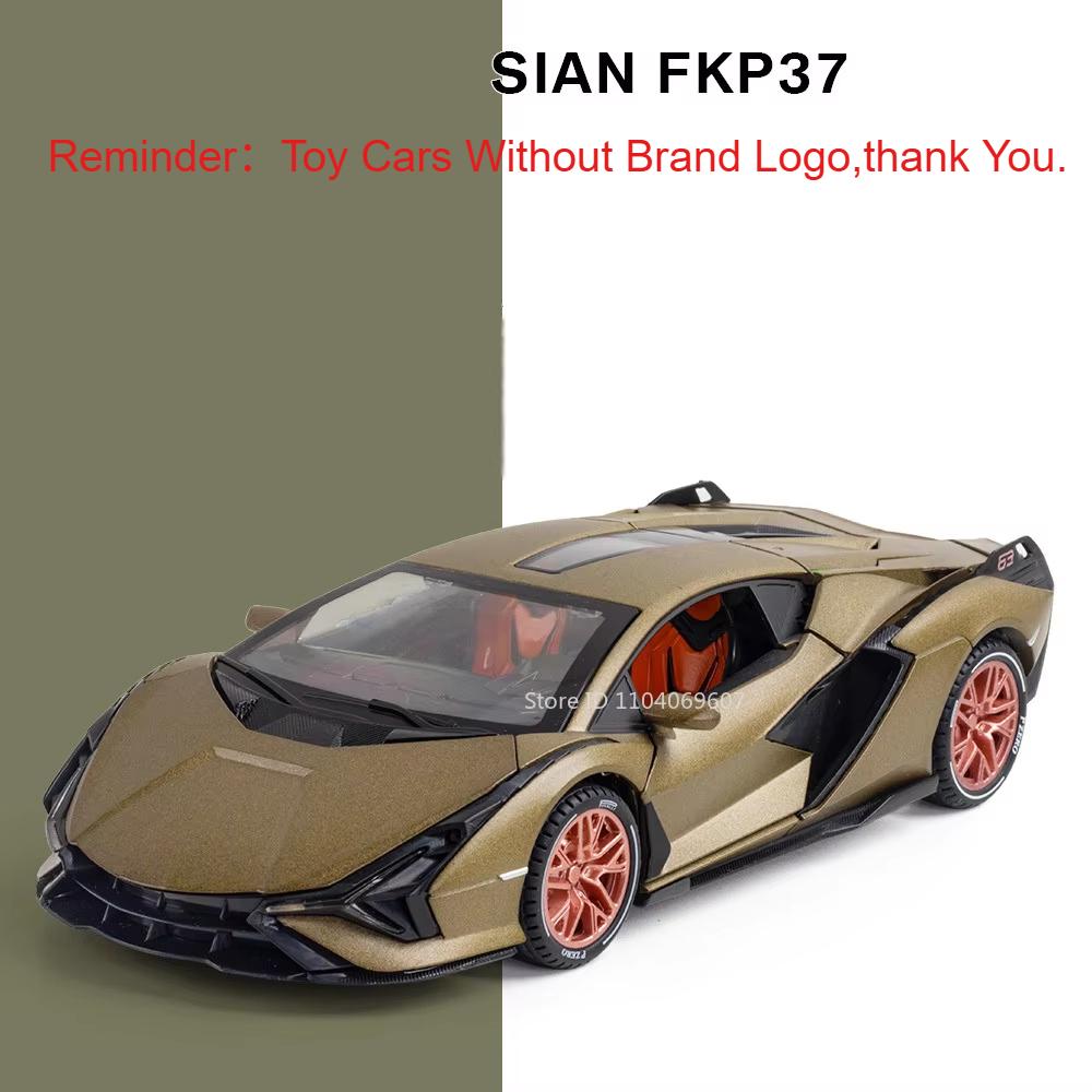 1:24 Lamborghini URUS Sian FKP37 Сплав Спортивные Автомобили Игрушки Модели Литые Модели Внедорожники Звук Свет Миниатюрная Модель Автомобиля Подарки для Детей