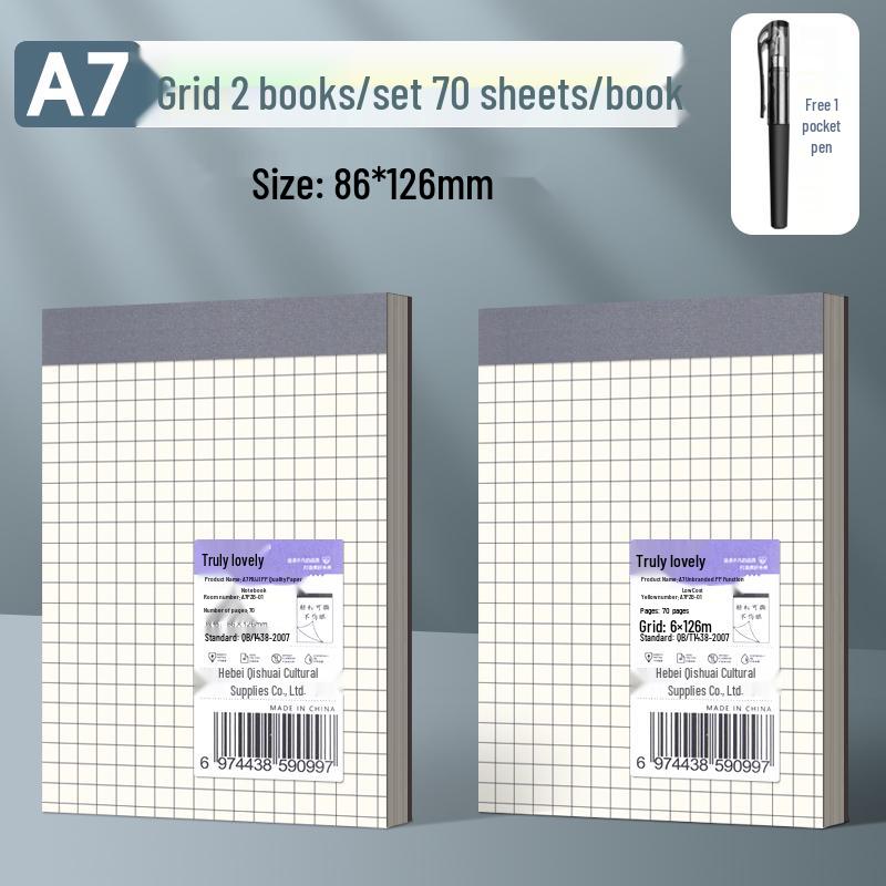 A7 Student Trumpet Sticky Note Pad: Tear-Off, Blank, Portable, Pocket-Sized, Lined & Grid Paper.