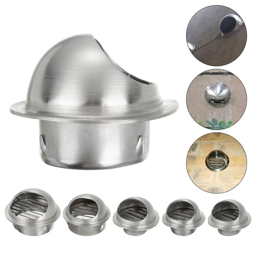 304 Stainless Steel Wall Ceiling Air Vent Ducting Ventilation Exhaust Grille Cover Outlet Heating Cooling & Vents Cap Waterproof