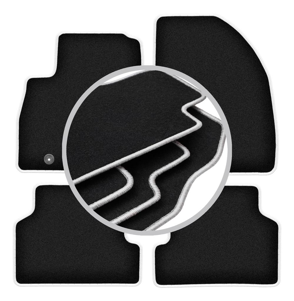 Автомобильные коврики CARLUX-SILVER для: Ford Focus MK2 универсал, седан, хэтчбек (2004-2011 гг.)