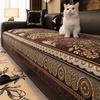 Backrest Towels Jacquard European Style Couch Cushion Retro Sofa Cover Ventilate Reusable Suitable For Sofas Of Various Shapes
