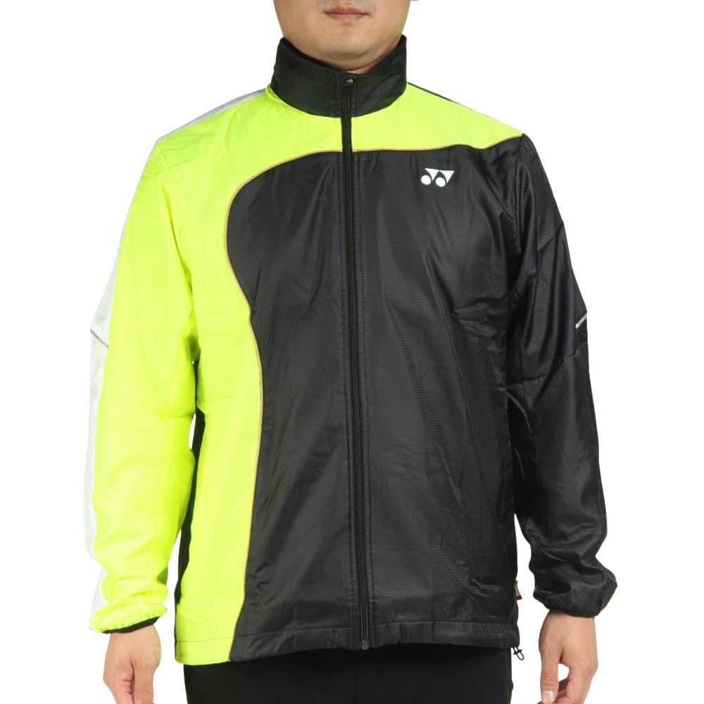 Куртка с подкладкой, ветровка, рубашка, желтый цвет M [YONEX] черный/кислотный (608)