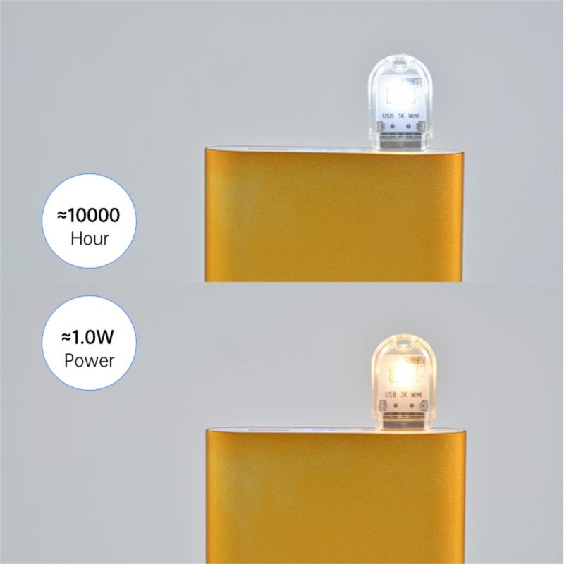 USB-лампа LED Night Light Computer Mobile Power Charger Small Book Lamps Защита глаз Настольный светильник для чтения Mini Light