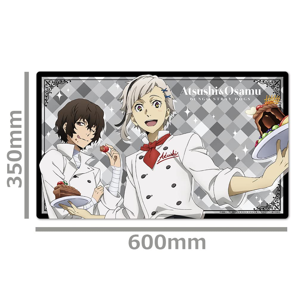 Bungo Stray Dogs Character Rubber Mat A [Atsushi Nakajima & Osamu Dazai]