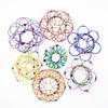 Relief Iron Hoop Creative Finger Toys Magic Mandala Flower Basket Magic Hoop Toy Handmade Wire Toy