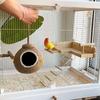 Comfortable Coconut Husk Bird Cages Bite Resistant Bird House Bird Supplies Hamster Bed  Garden
