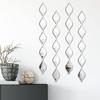 Self-adhesive Acrylic Mirror Wall Sticker Removable Water-Shaped Decals  Hallway