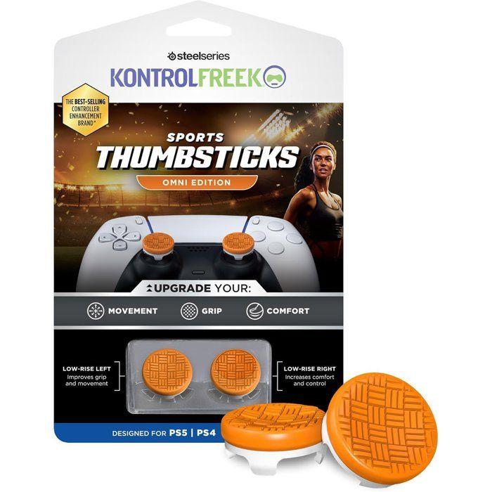 Pack de 2 Sports Thumbsticks - STEELSERIES - KontrolFreek - Omni Edition - Pour manettes PS5|PS4 - Orange