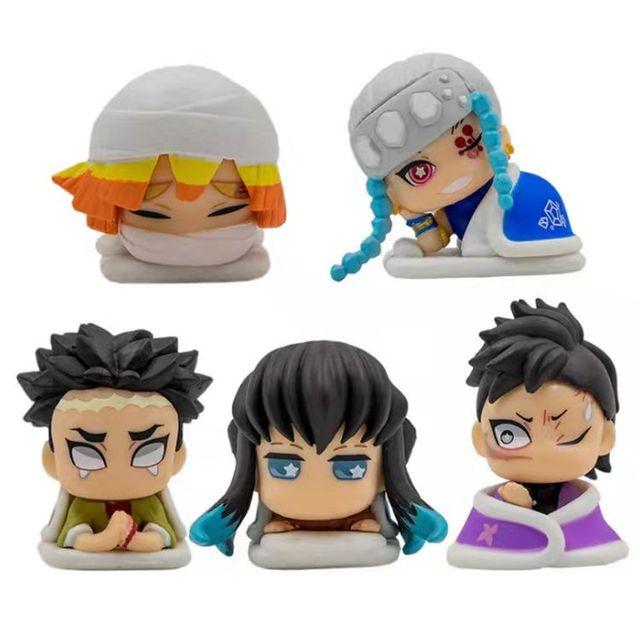Hashibira Inosuke Figure Kimetsu No Yaiba Kamado Nezuko Tanjirou Pvc Action Figure Anime Demon Slayer Figurine Toys