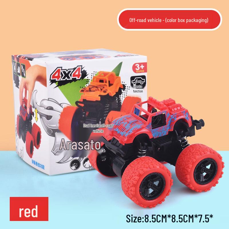 Инерционная трюковая машина для бездорожья для детей - Игрушечный автомобиль с полным приводом