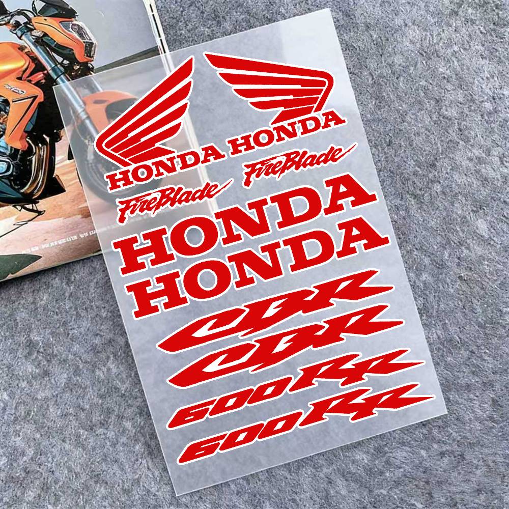 PYYG6 For Honda Stickers Reflective motorcycle stickers, 3M safety warning at night in the dark scooter helmets